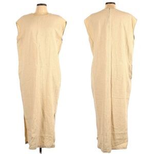 NEED Minimalist Lagenlook Neutral Maxi Dress L